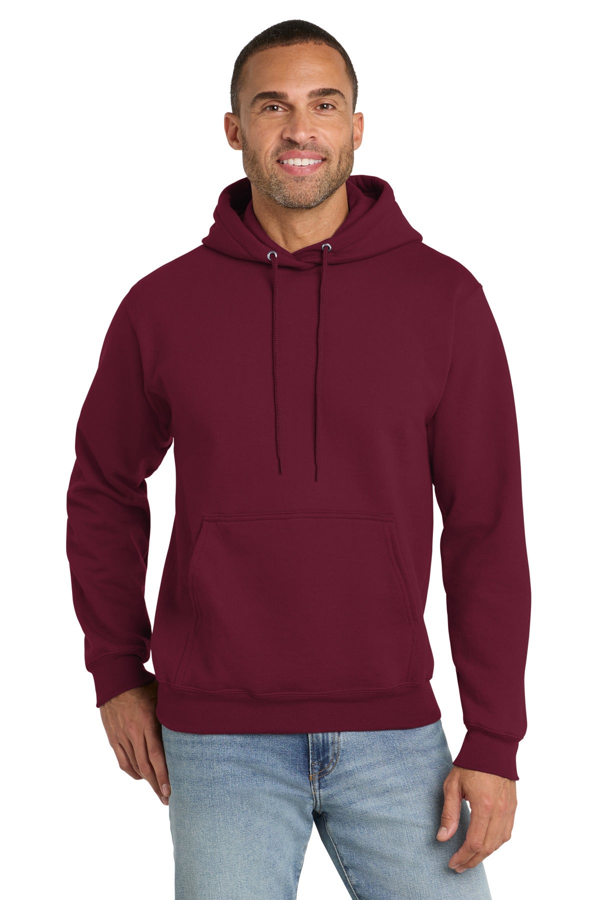 Custom Logo Port & Co ™  Essential Fleece Pullover Hooded Sweatshirt.  PC90H