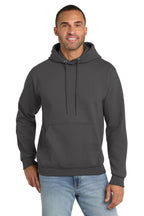 Custom Logo Port & Co ™  Essential Fleece Pullover Hooded Sweatshirt.  PC90H