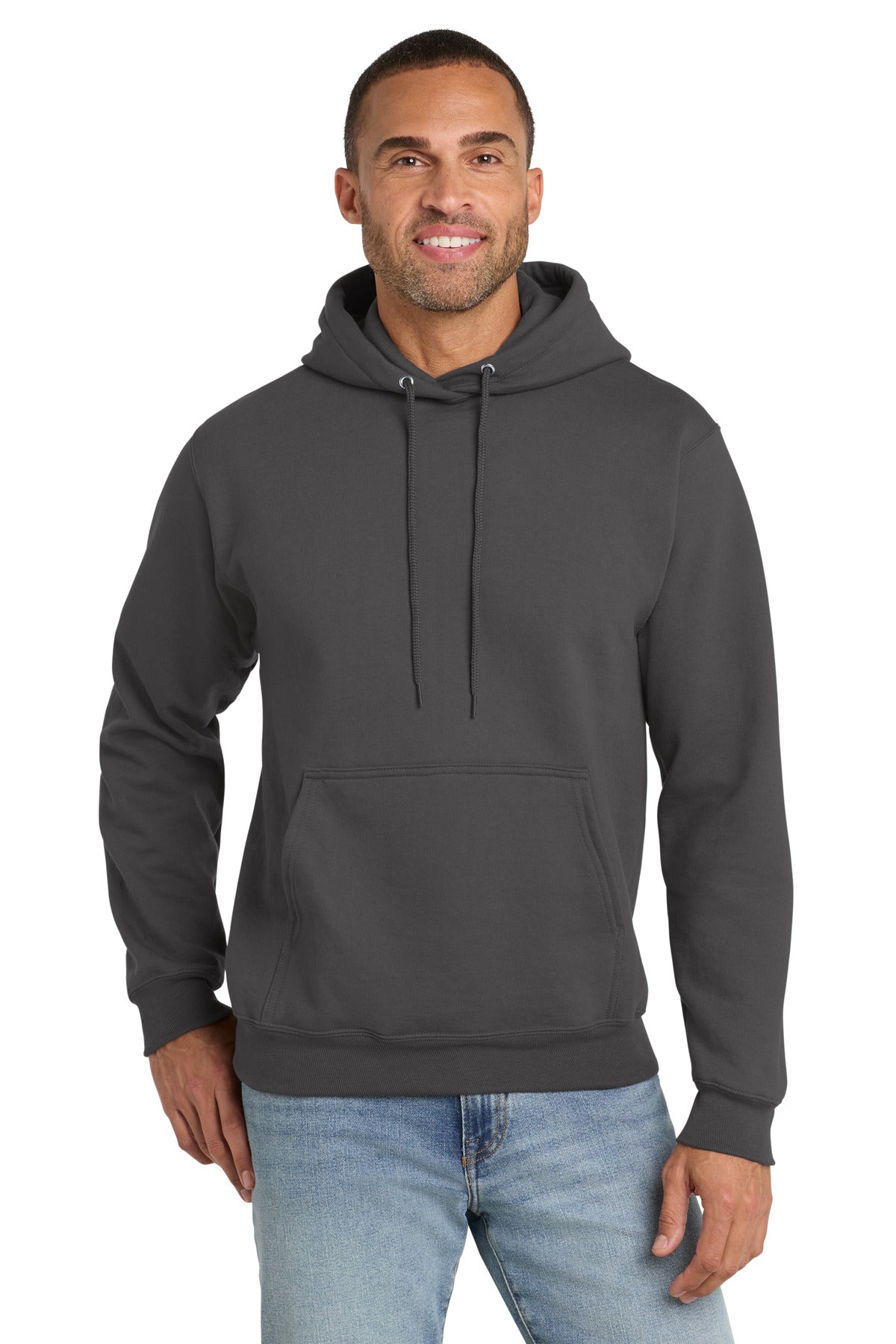 Custom Logo Port & Co ™  Essential Fleece Pullover Hooded Sweatshirt.  PC90H
