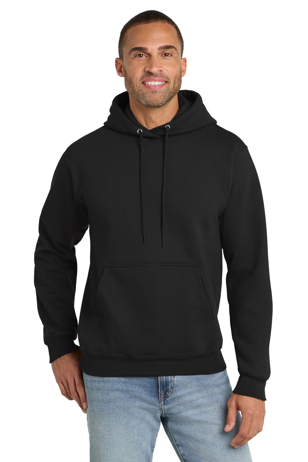 Custom Logo Port & Co ™  Essential Fleece Pullover Hooded Sweatshirt.  PC90H