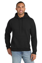 Custom Logo Port & Co ™  Essential Fleece Pullover Hooded Sweatshirt.  PC90H