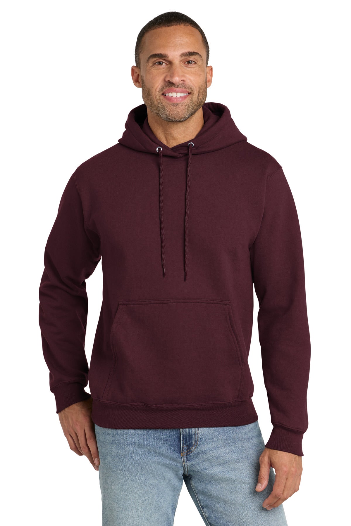 Custom Logo Port & Co ™  Essential Fleece Pullover Hooded Sweatshirt.  PC90H