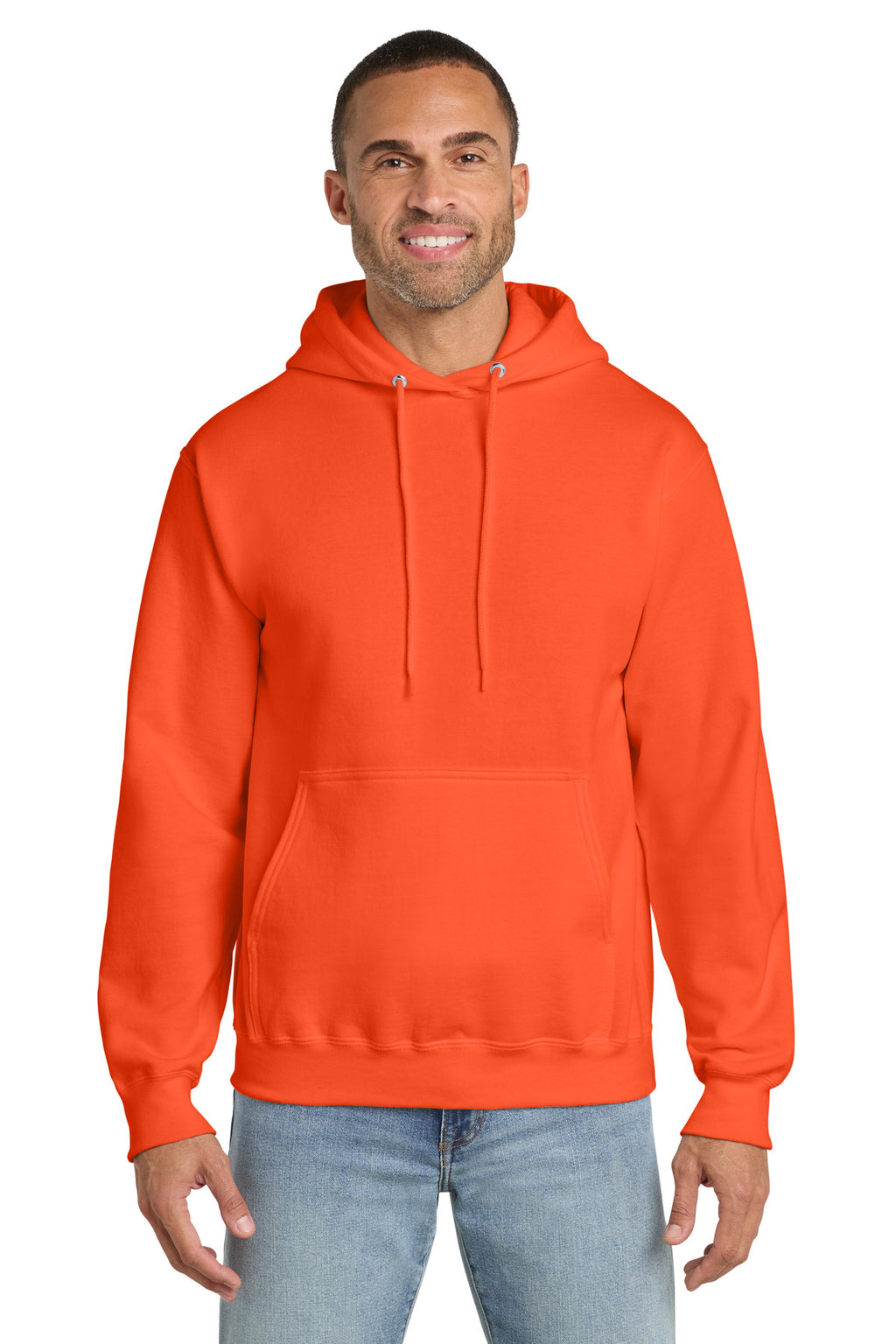 Custom Logo Port & Co ™  Essential Fleece Pullover Hooded Sweatshirt.  PC90H