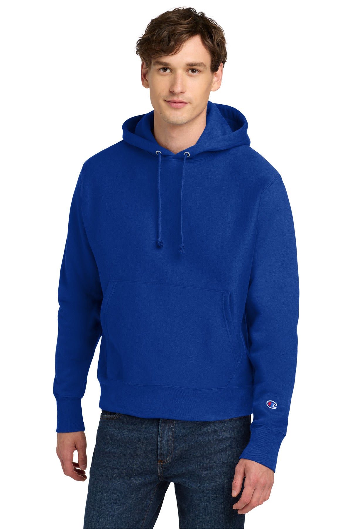 Custom Logo Champion  ®   Reverse Weave  ®   Hooded Sweatshirt S101