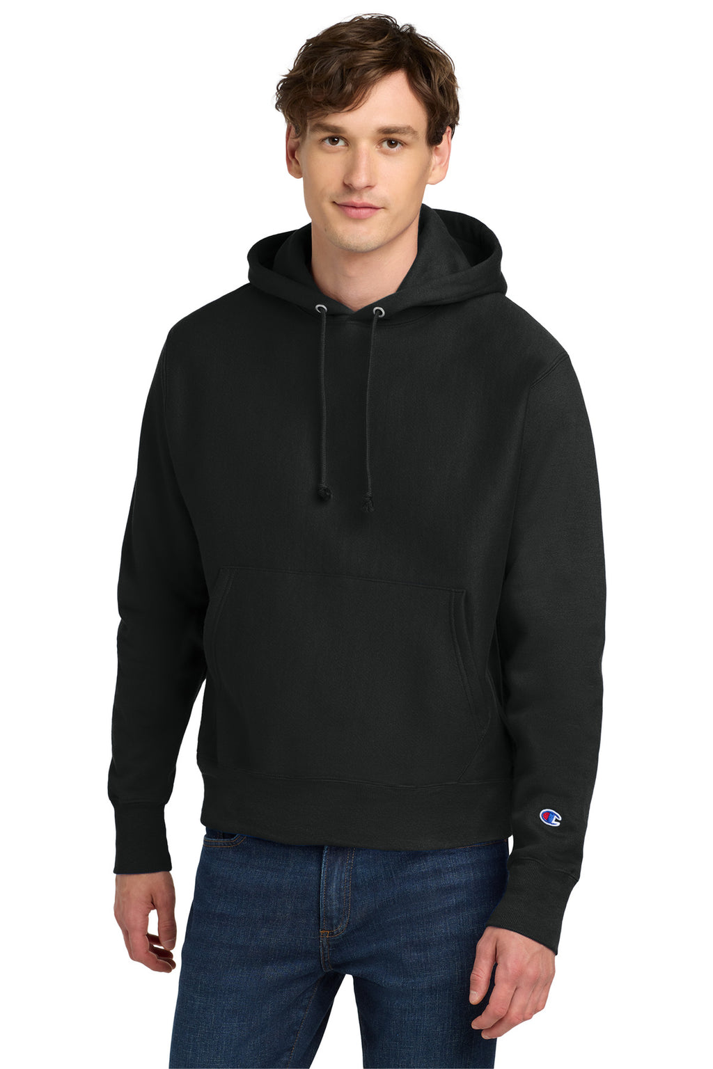 Custom Logo Champion  ®   Reverse Weave  ®   Hooded Sweatshirt S101