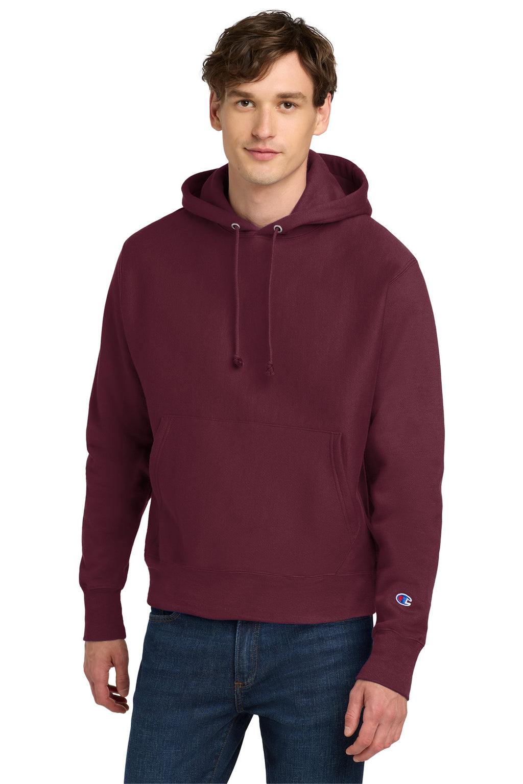 Custom Logo Champion  ®   Reverse Weave  ®   Hooded Sweatshirt S101