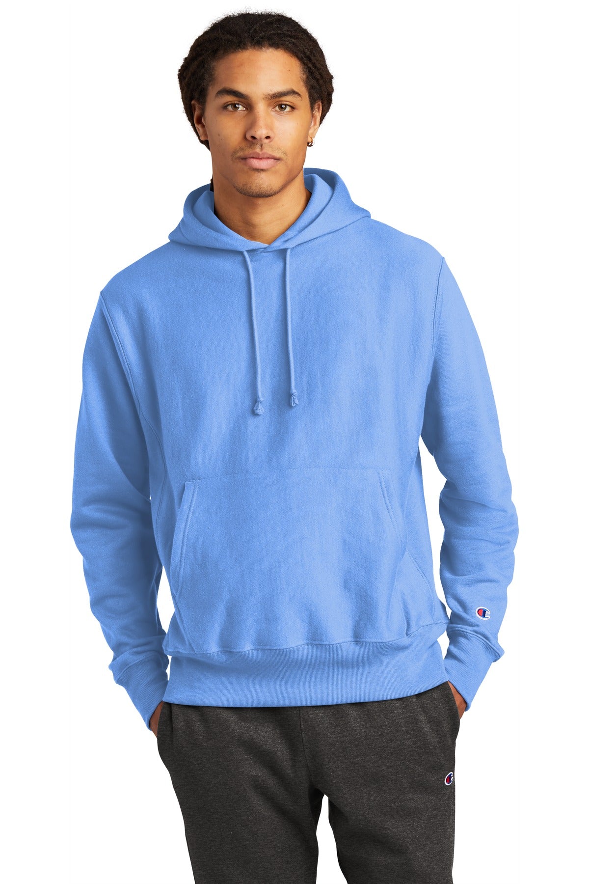 Custom Logo Champion  ®   Reverse Weave  ®   Hooded Sweatshirt S101