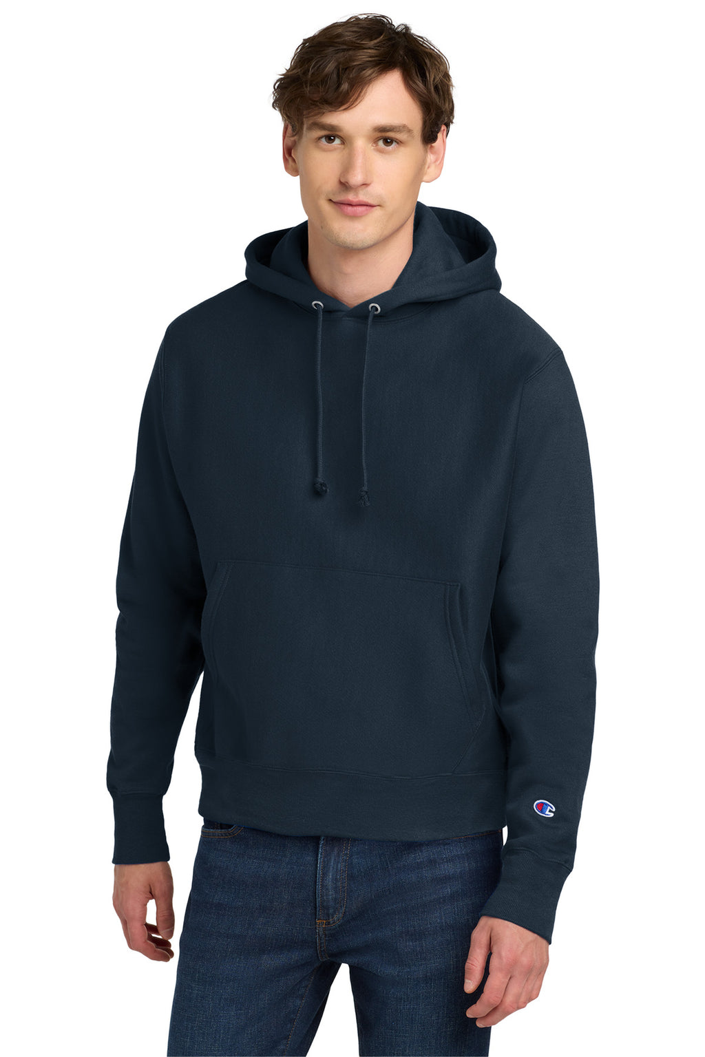Custom Logo Champion  ®   Reverse Weave  ®   Hooded Sweatshirt S101