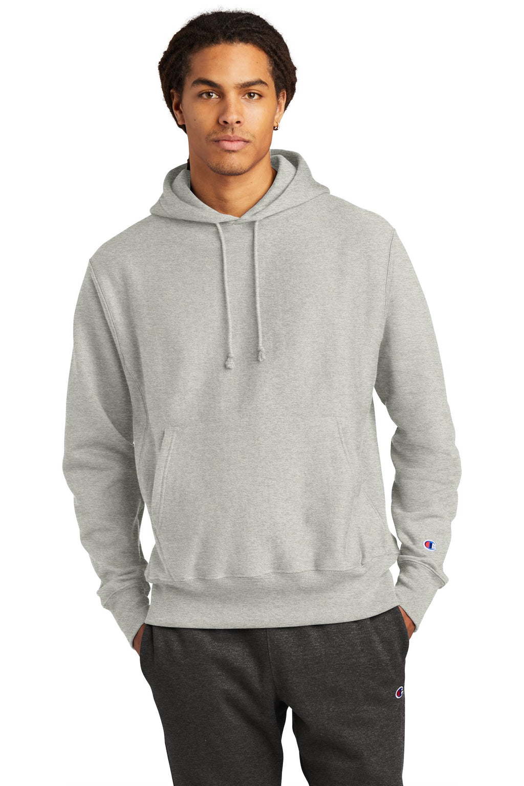 Custom Logo Champion  ®   Reverse Weave  ®   Hooded Sweatshirt S101