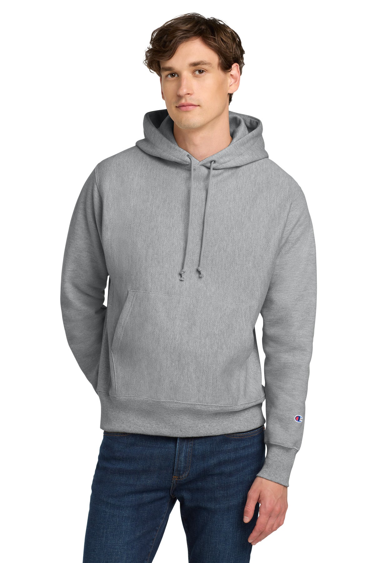 Custom Logo Champion  ®   Reverse Weave  ®   Hooded Sweatshirt S101