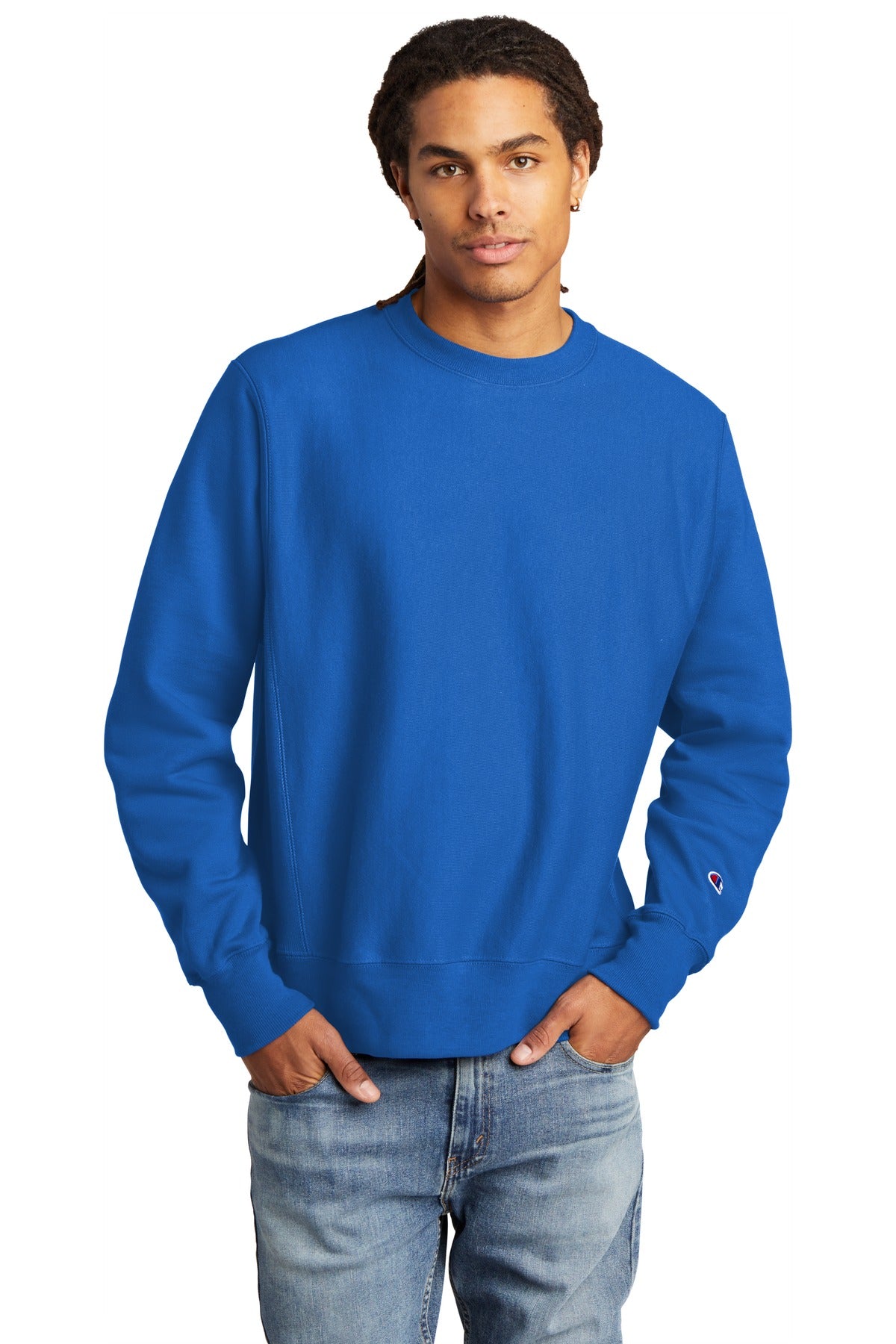 Custom Logo Champion  ®   Reverse Weave  ®   Crewneck Sweatshirt S149