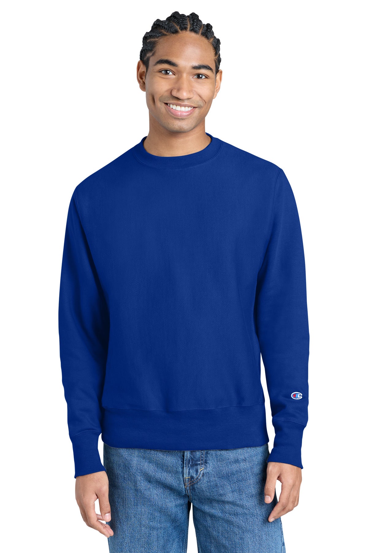 Custom Logo Champion  ®   Reverse Weave  ®   Crewneck Sweatshirt S149