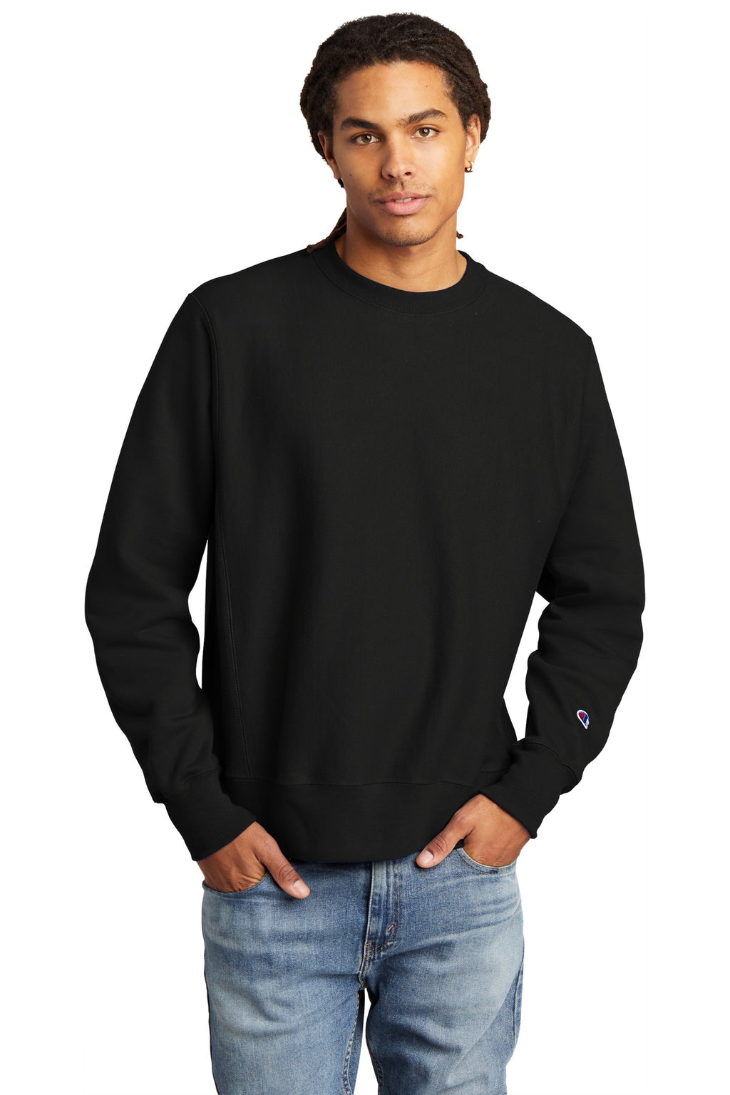 Custom Logo Champion  ®   Reverse Weave  ®   Crewneck Sweatshirt S149