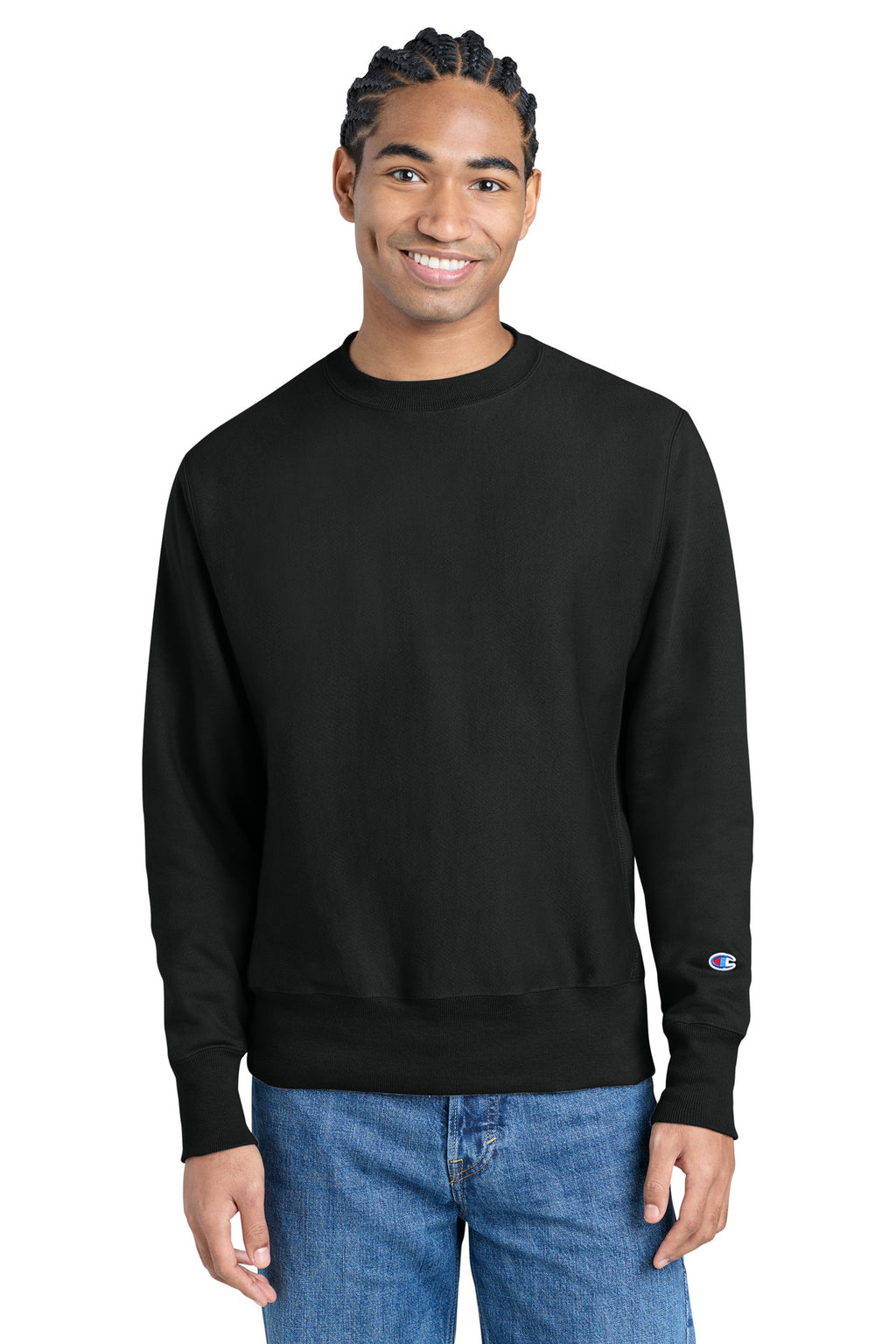 Custom Logo Champion  ®   Reverse Weave  ®   Crewneck Sweatshirt S149