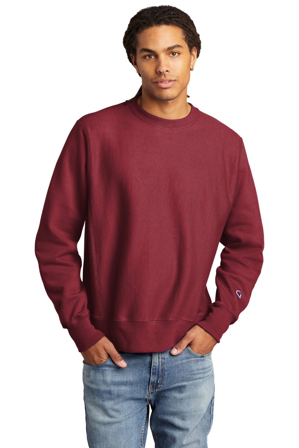 Custom Logo Champion  ®   Reverse Weave  ®   Crewneck Sweatshirt S149