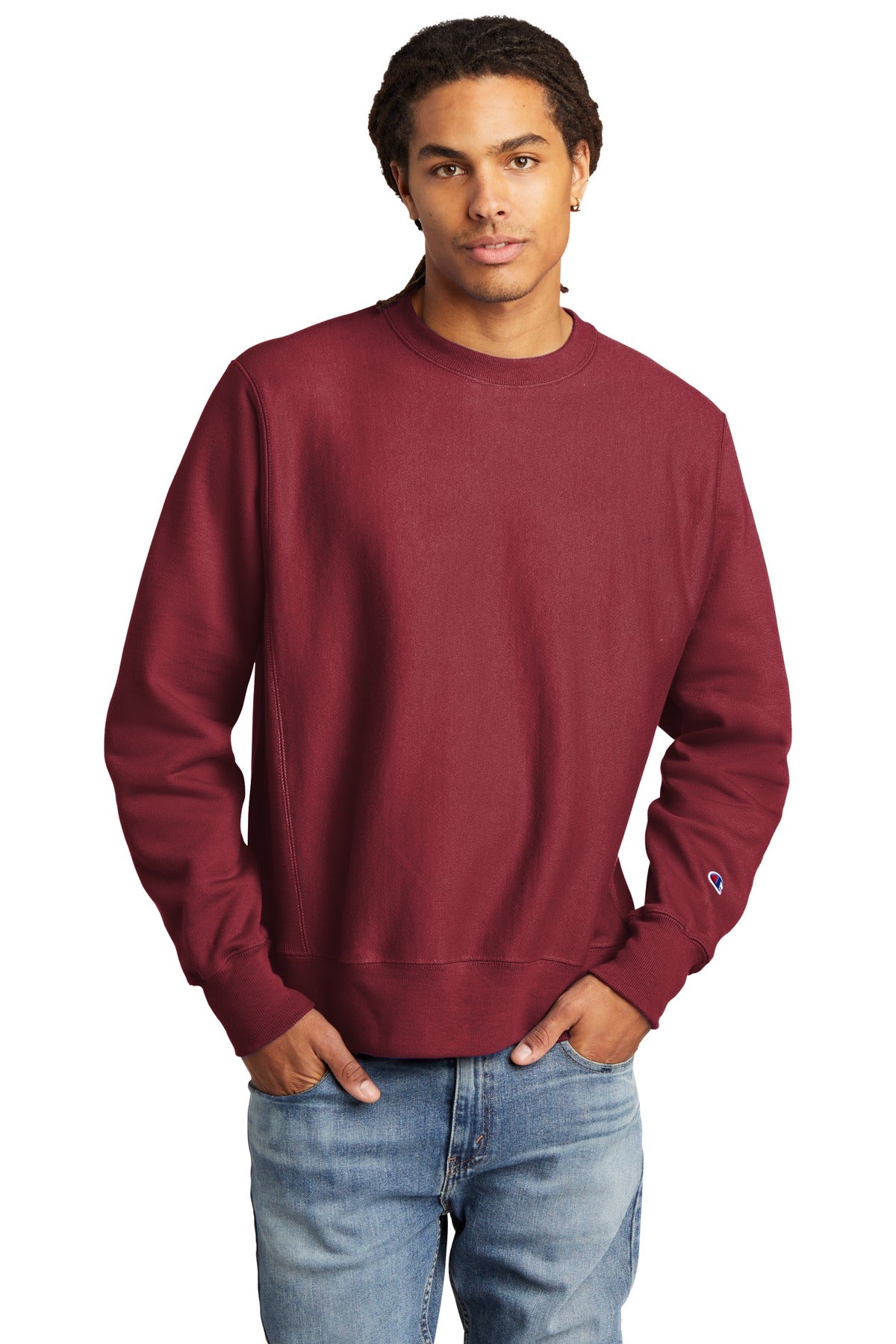 Custom Logo Champion  ®   Reverse Weave  ®   Crewneck Sweatshirt S149