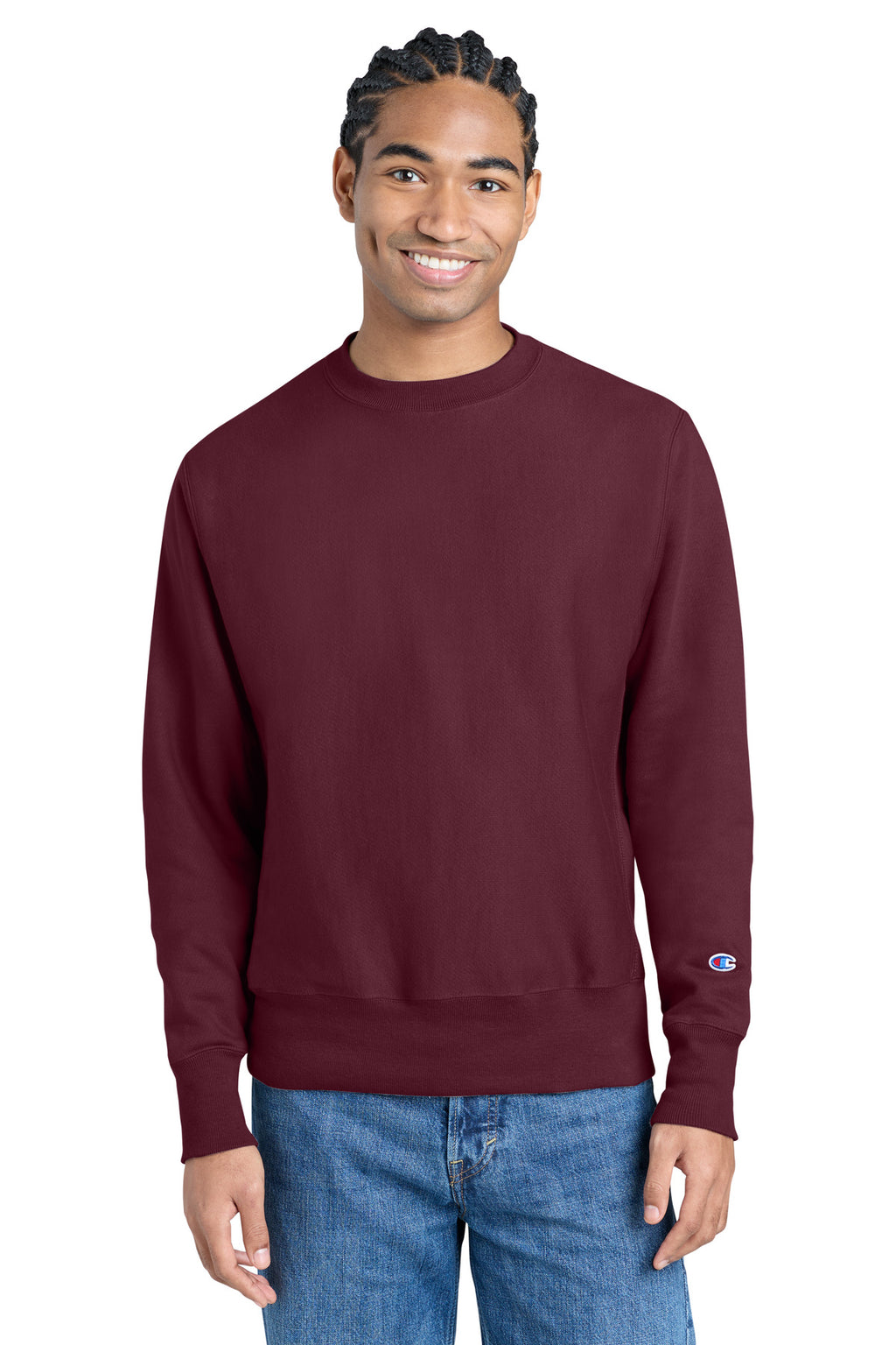 Custom Logo Champion  ®   Reverse Weave  ®   Crewneck Sweatshirt S149