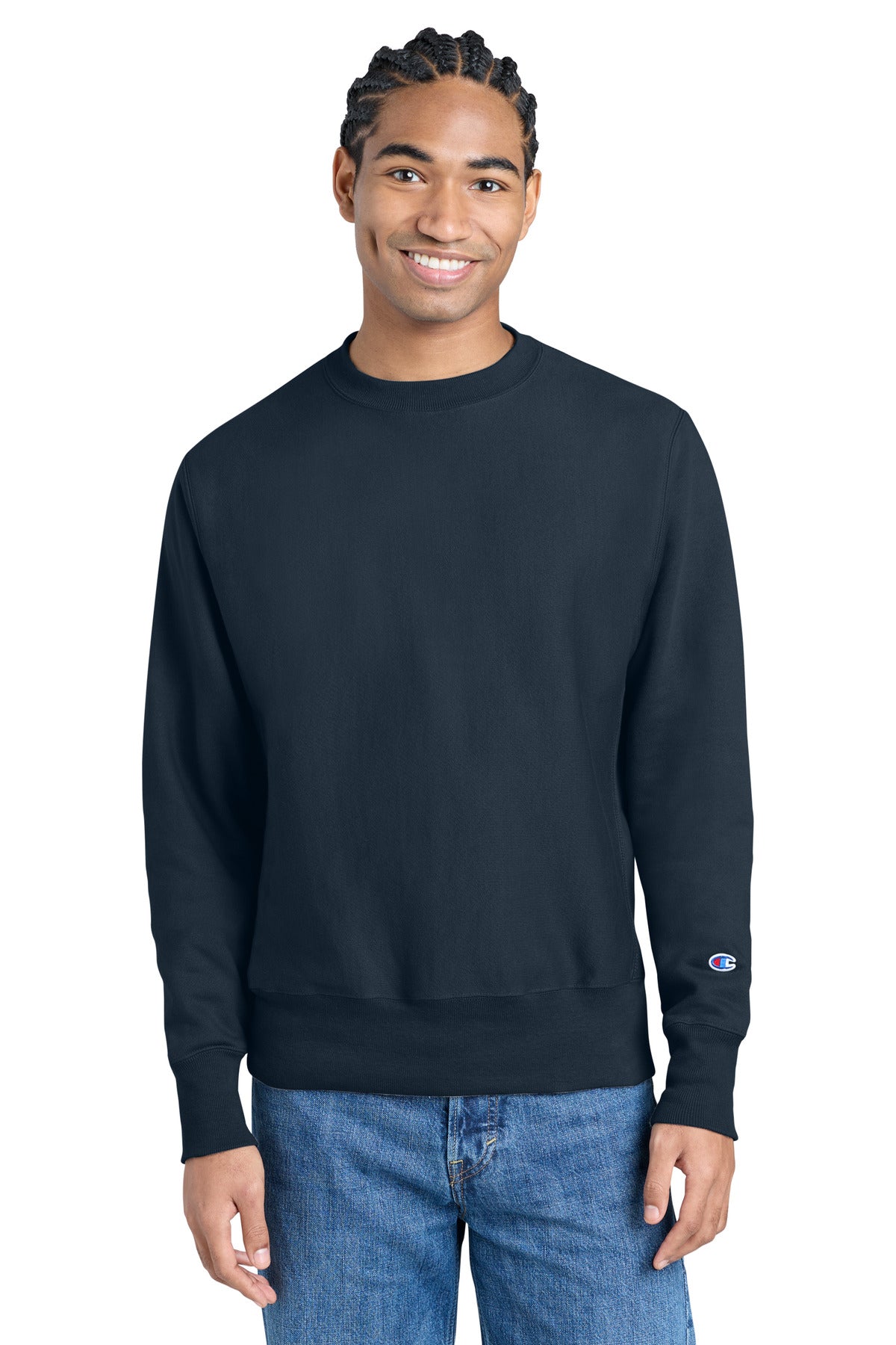 Custom Logo Champion  ®   Reverse Weave  ®   Crewneck Sweatshirt S149