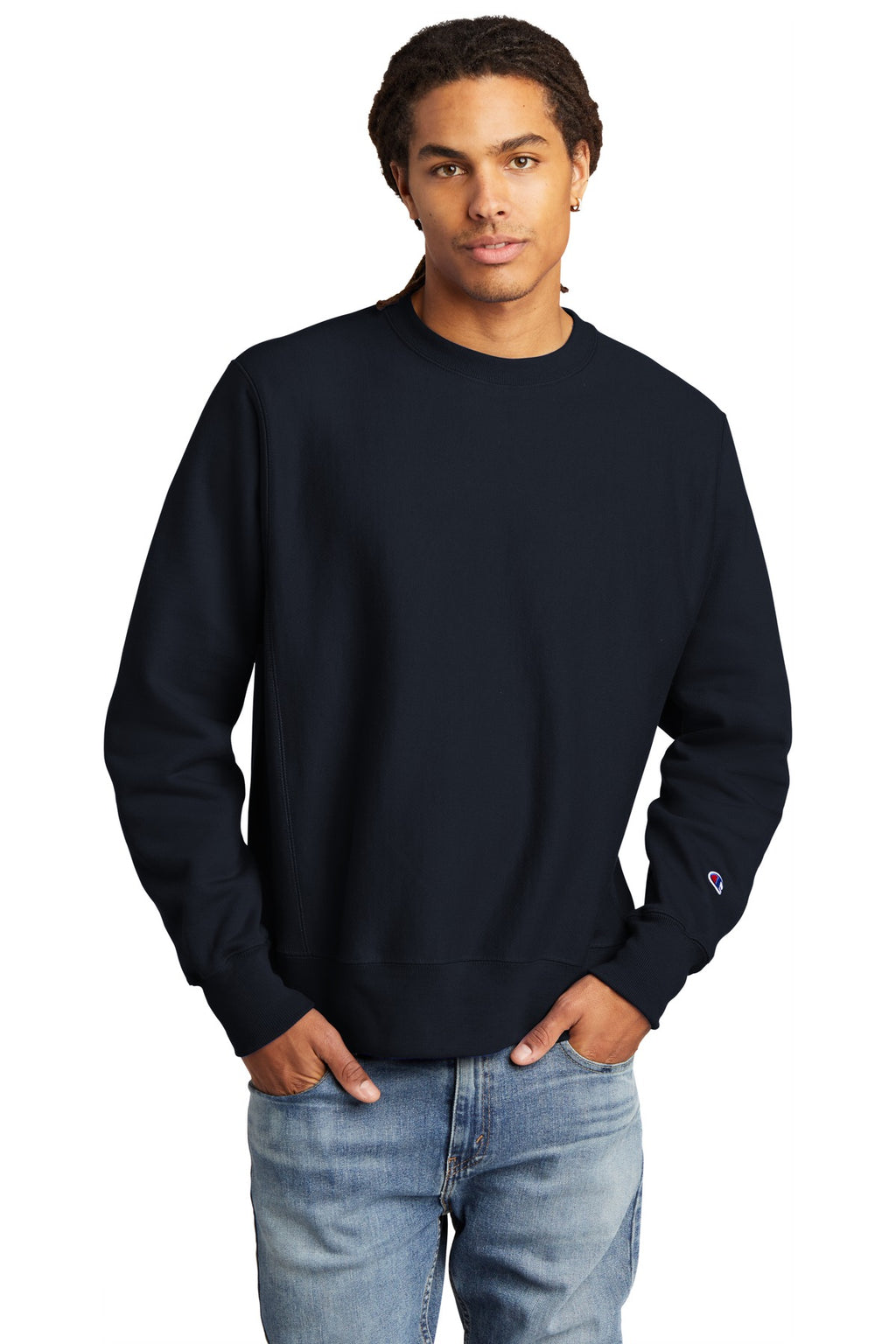 Custom Logo Champion  ®   Reverse Weave  ®   Crewneck Sweatshirt S149