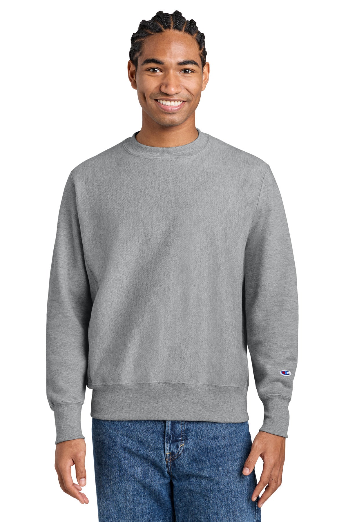Custom Logo Champion  ®   Reverse Weave  ®   Crewneck Sweatshirt S149