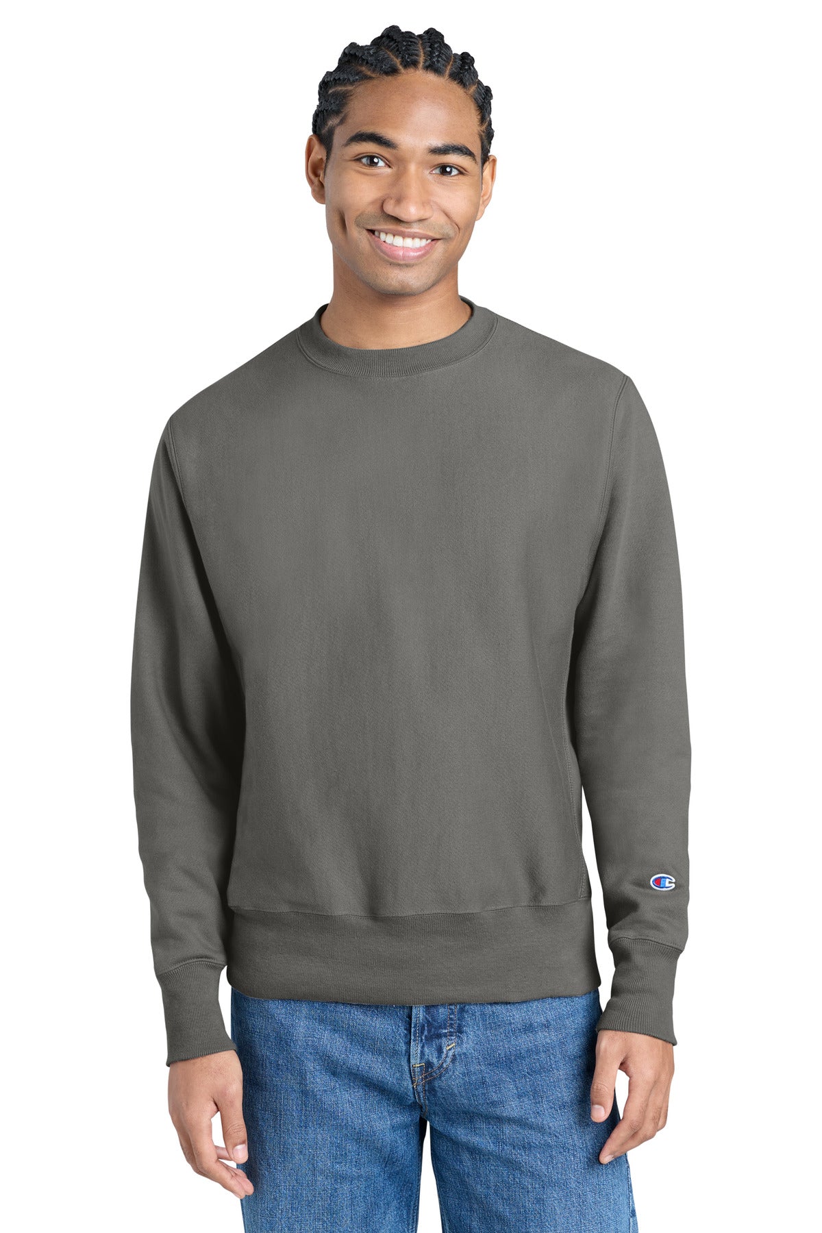 Custom Logo Champion  ®   Reverse Weave  ®   Crewneck Sweatshirt S149