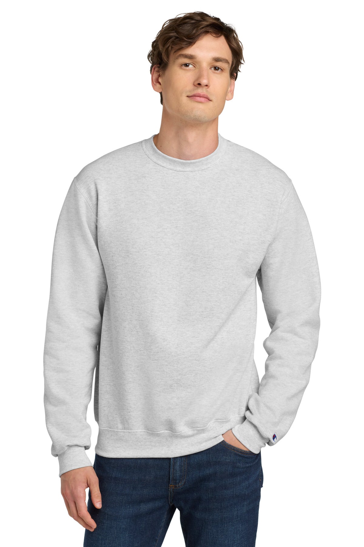 Custom Logo Champion ®   Powerblend ®  Crewneck Sweatshirt. S6000