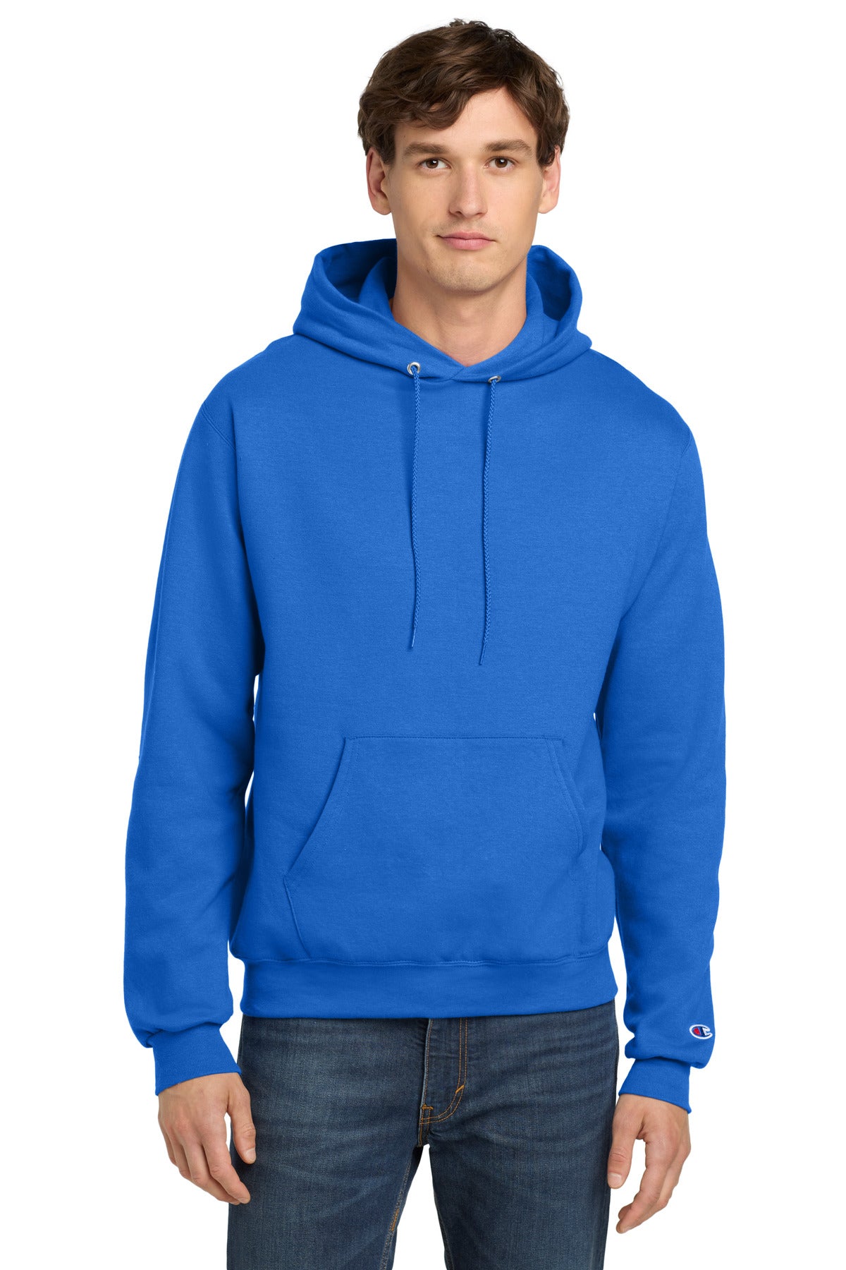 Custom Logo Champion ®   Powerblend ®  Pullover Hoodie. S700