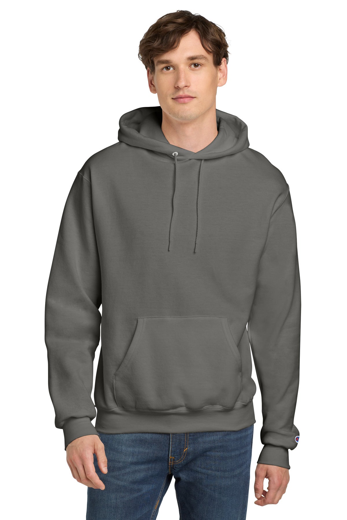Custom Logo Champion ®   Powerblend ®  Pullover Hoodie. S700
