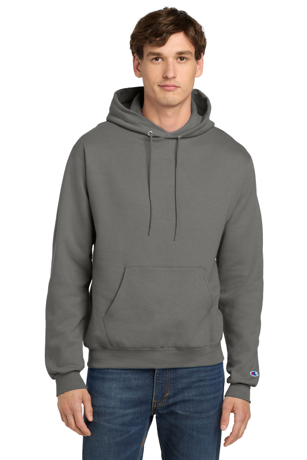 Custom Logo Champion ®   Powerblend ®  Pullover Hoodie. S700