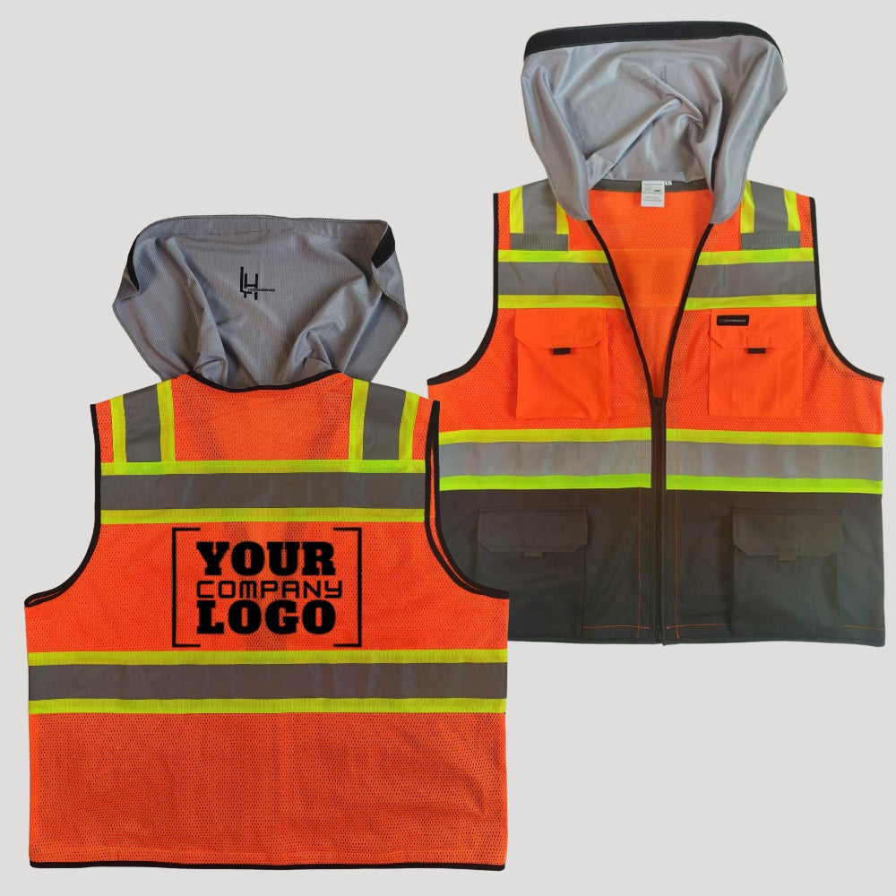 Sunshade Attached Hi-Vis Vest