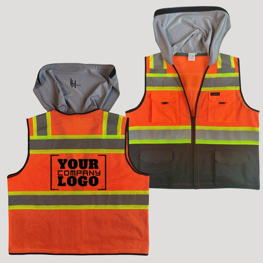 Sunshade Attached Hi-Vis Vest