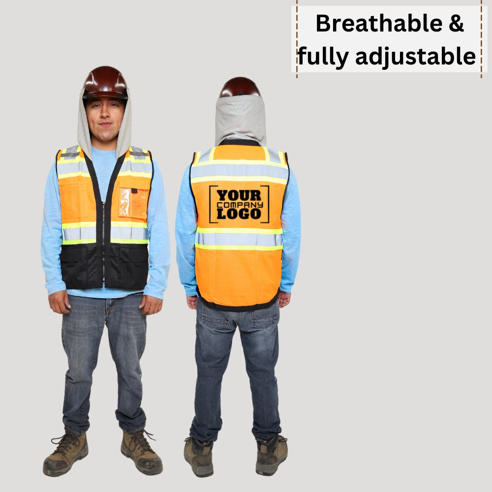 Sunshade Attached Hi-Vis Vest