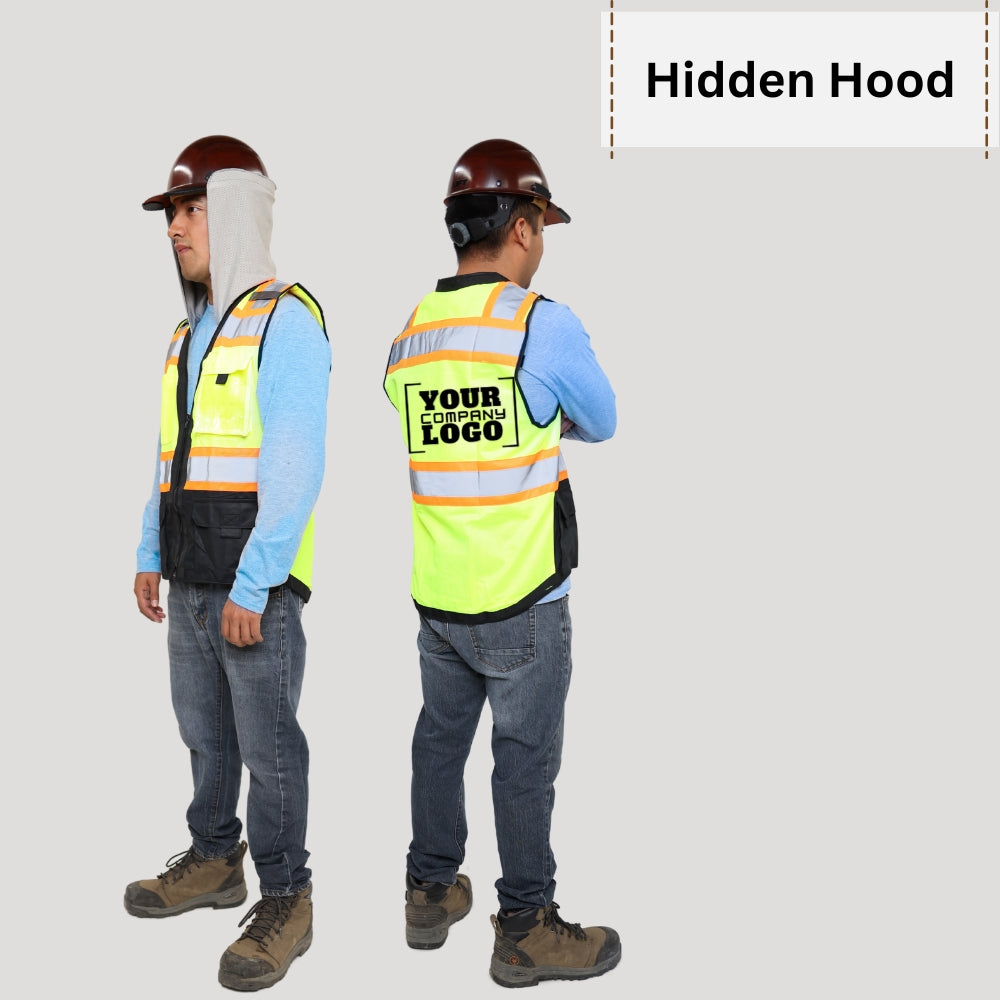 Sunshade Attached Hi-Vis Vest