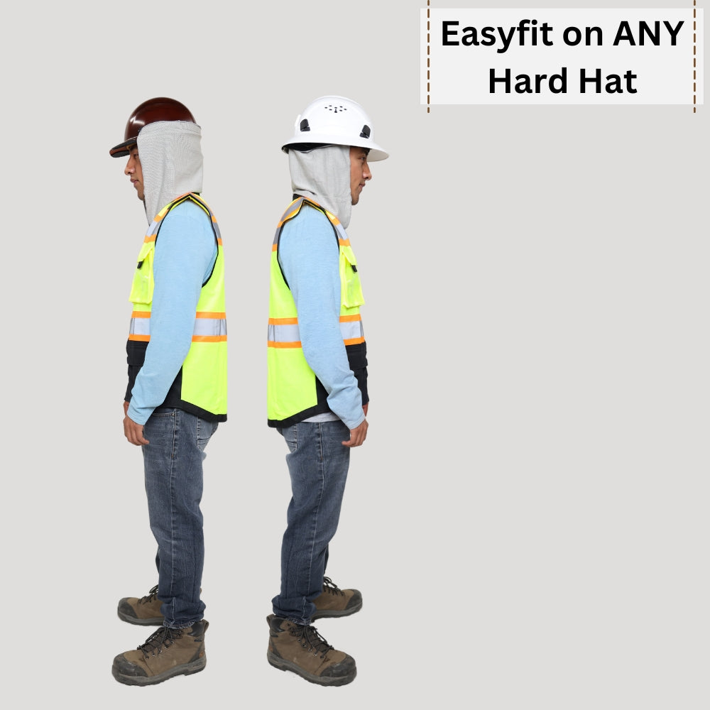 Sunshade Attached Hi-Vis Vest